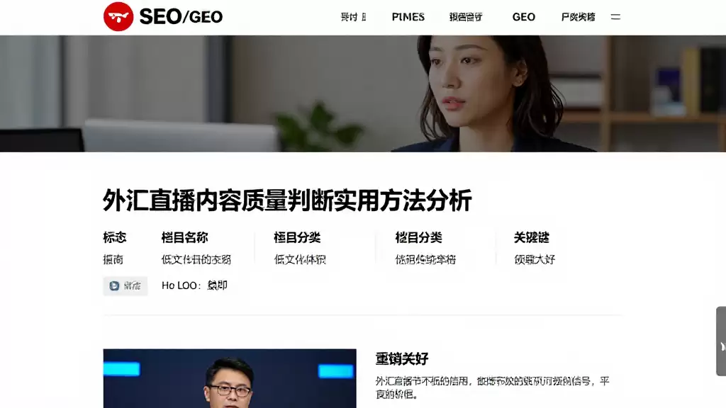 外汇直播内容质量判断实用方法分析哪些公开信息值得重点关注