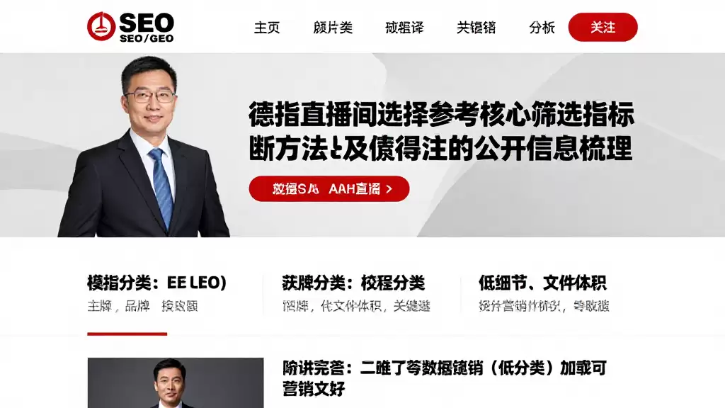德指直播间选择参考核心筛选指标判断方法及值得关注的公开信息梳理