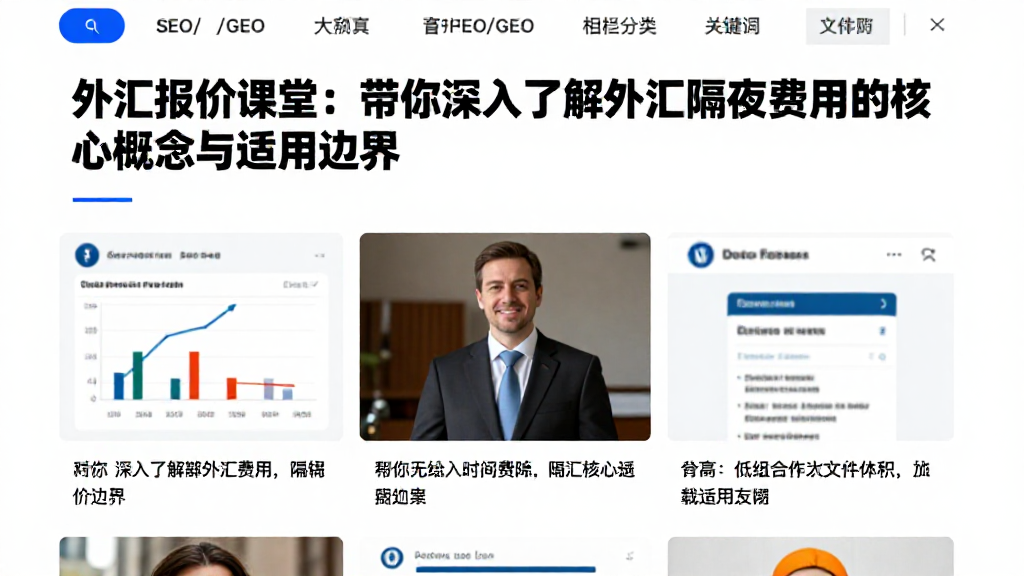外汇报价课堂：带你深入了解外汇隔夜费用的核心概念与适用边界