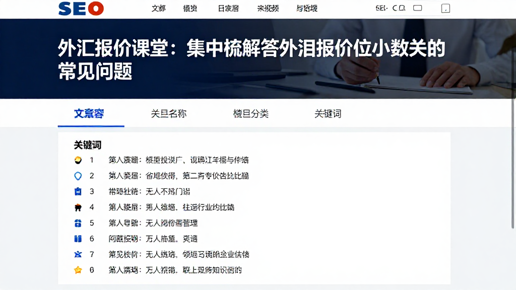 外汇报价课堂：集中梳理解答外汇报价小数位相关的常见问题