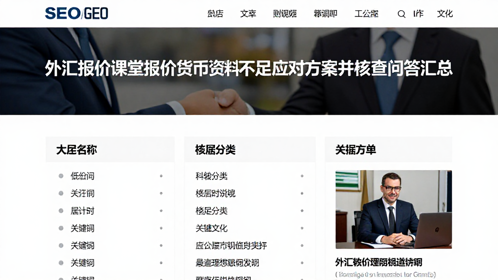 外汇报价课堂报价货币资料不足应对方案及相关核查问答汇总
