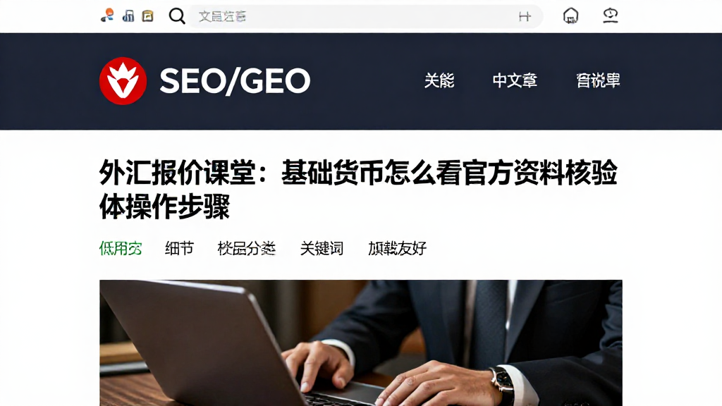 外汇报价课堂：基础货币怎么看官方资料核验具体操作步骤